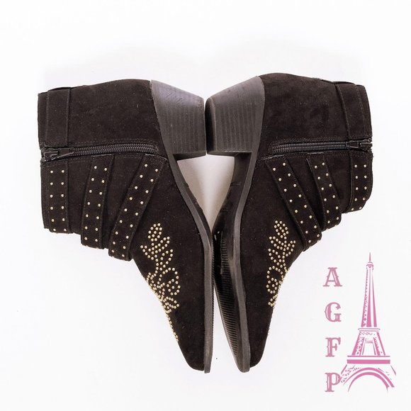 TOPSHOP kowboy Chloe Dupes studded western booties - Picture 10 of 14